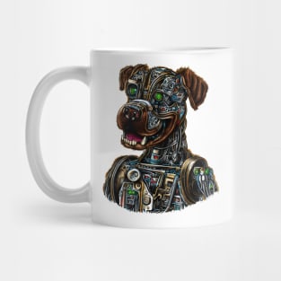 Cyborg Dog Mug